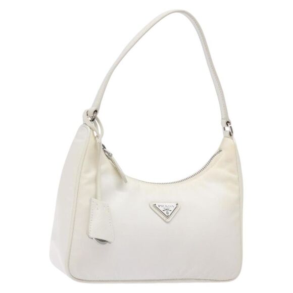 Prada Re-Edition 2005 Hobo Tessuto White Nylon Handbag (Pre-Owned) - Picture 1 of 16